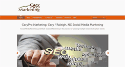 Desktop Screenshot of carypromarketing.com