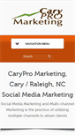 Mobile Screenshot of carypromarketing.com